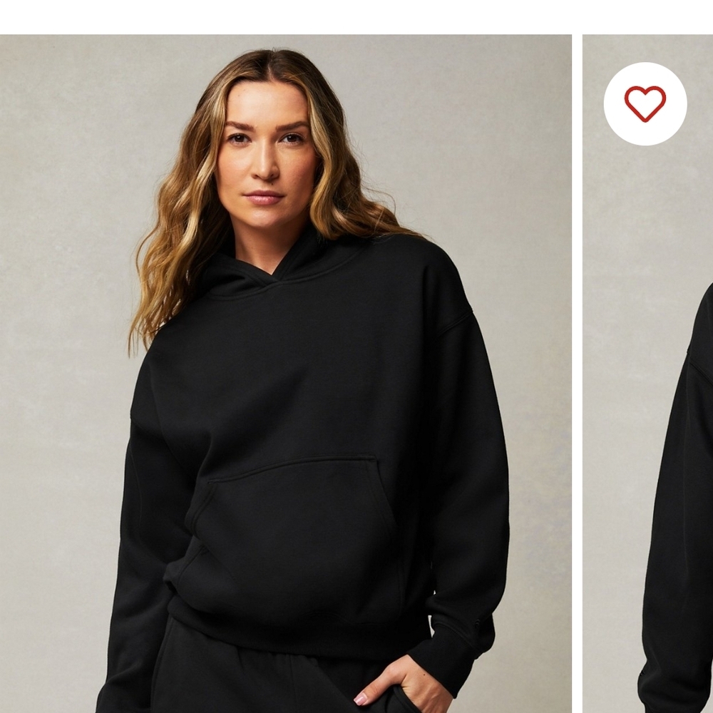 Fabletics Black Hooded Pullover - Picture 6 of 7